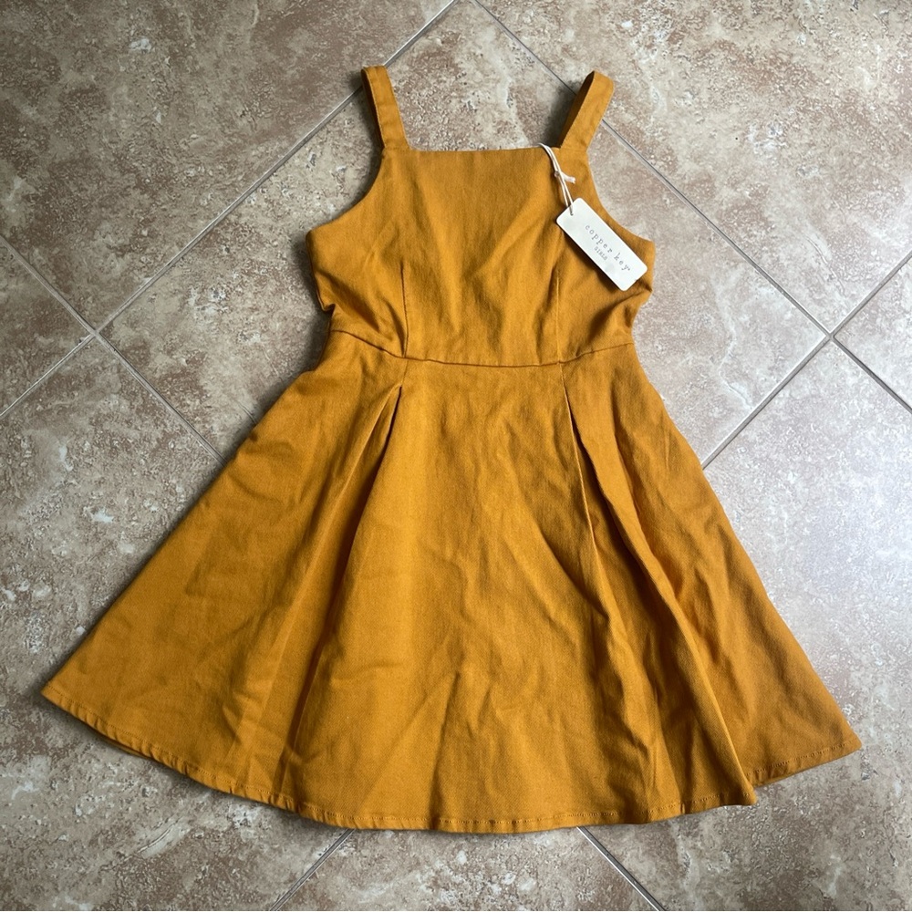 Stylish Mustard Kids Dress